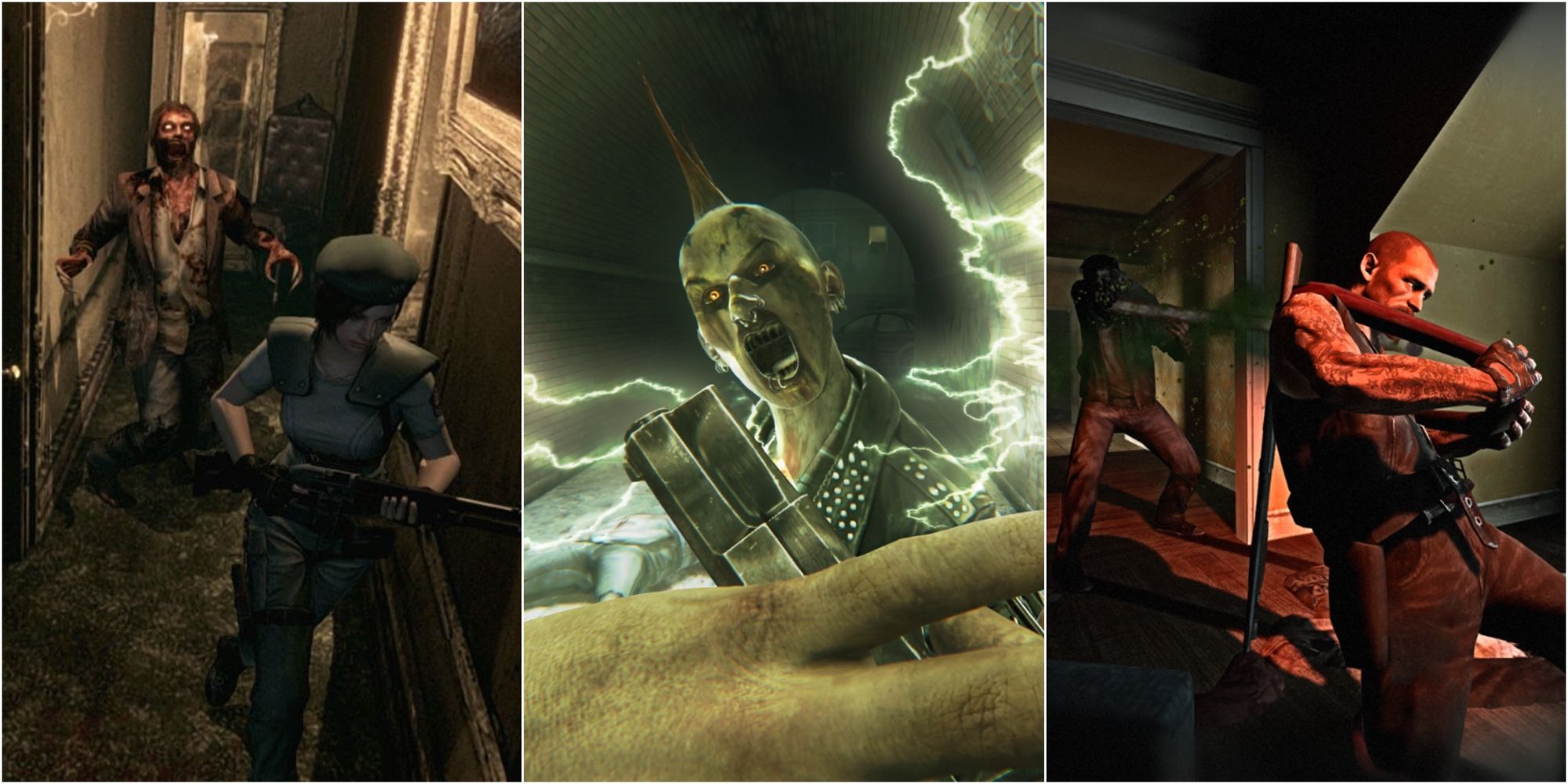 Resident Evil, ZombiU, and Left 4 Dead