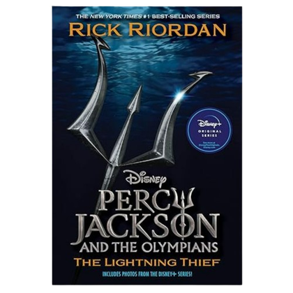 Percy Jackson special edition of the first novel, with content from the Disney Plus show.
