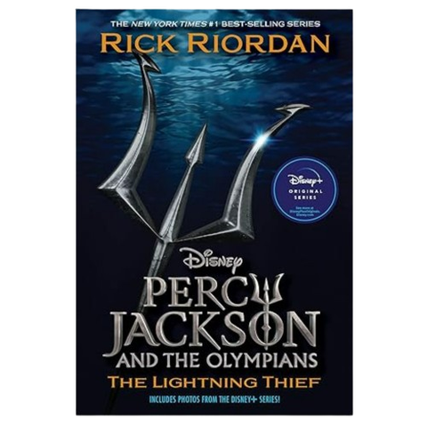 Percy Jackson special edition of the first novel, with content from the Disney Plus show.