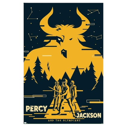 Disney Percy Jackson and The Olympians Minotaur Group Wall Poster.