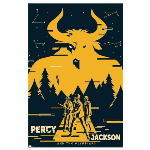 Disney Percy Jackson and The Olympians Minotaur Group Wall Poster.