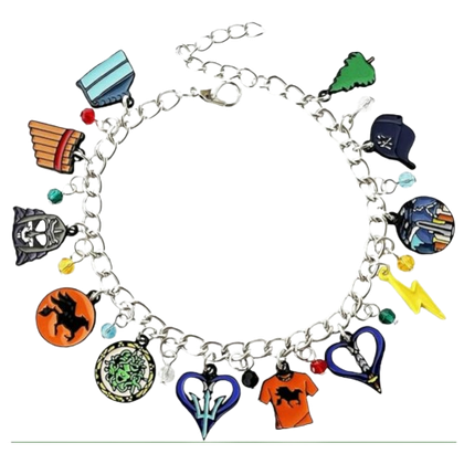 Percy Jackson Charm Bracelet based on the popular franchise.