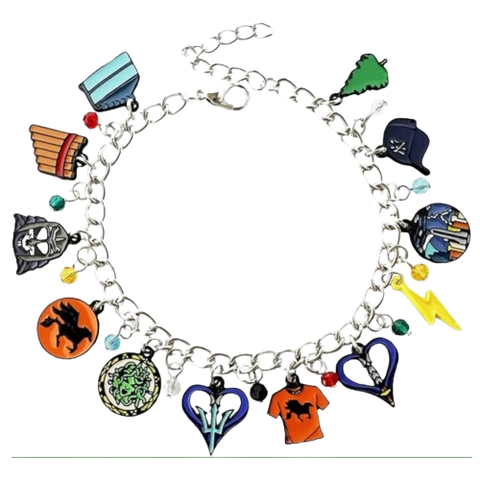 Percy Jackson Charm Bracelet based on the popular franchise.