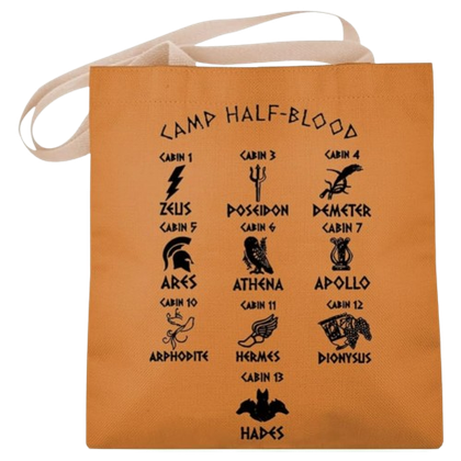 Camp Half-Blood Tote Bag from the Percy Jackson series.