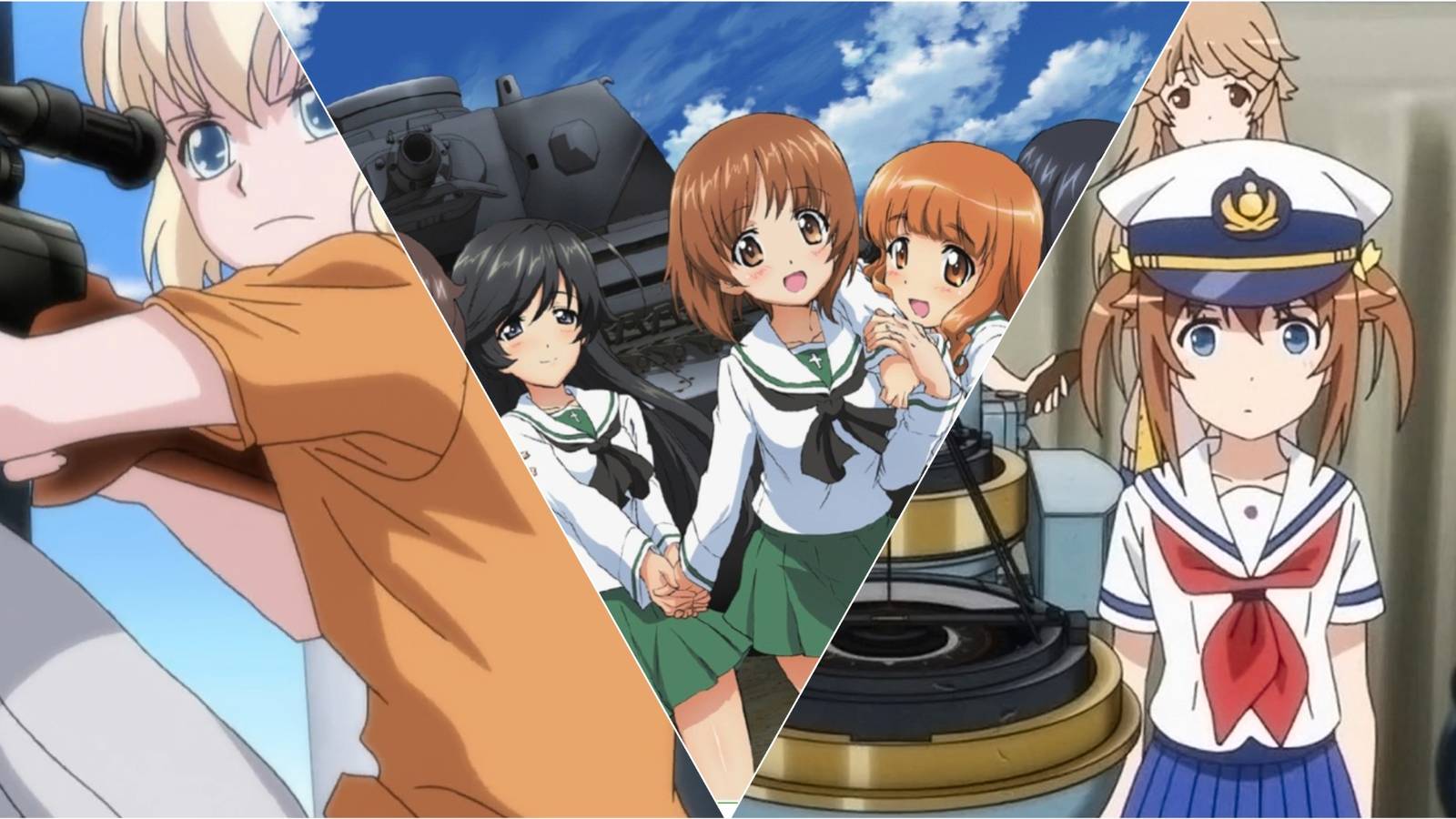 Anime Girls Playing | SplitShire, image size:1600x900