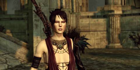 Morrigan from Dragon Age: Origins in the Kokari Wilds