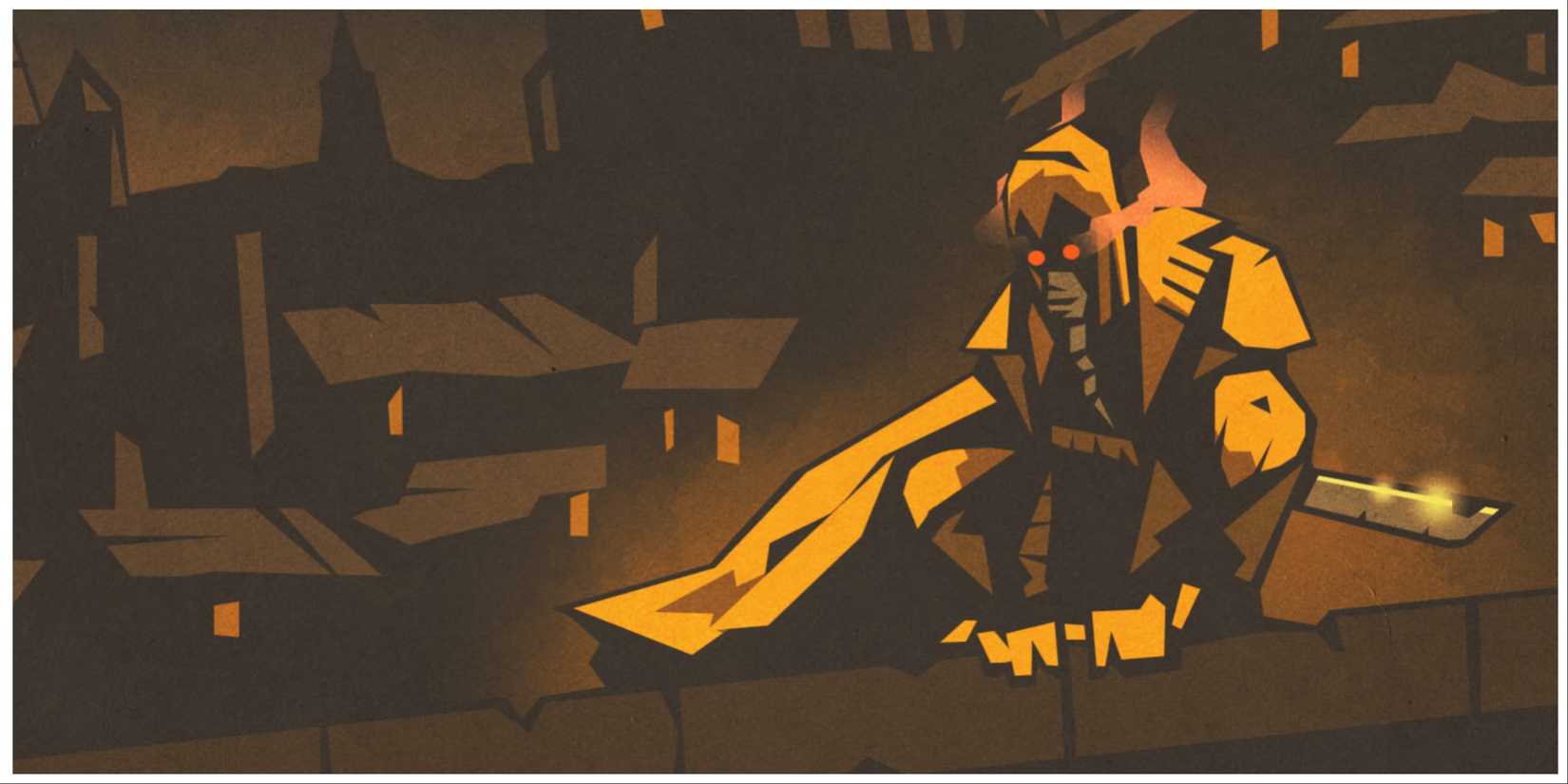 A Rebel Crouched on a rooftop in Spire