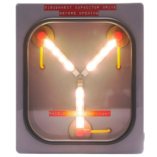 Flux Capacitor Replica Mood Light from the Back to the Future franchise. 