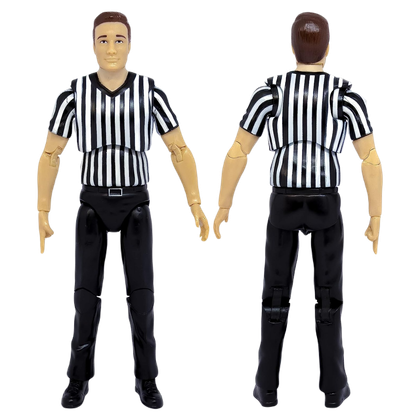 Ultimate Referee with Deluxe Articulation for WWE Wrestling Action Figures