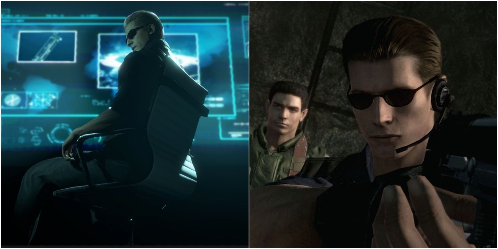 Wesker and Chris 
