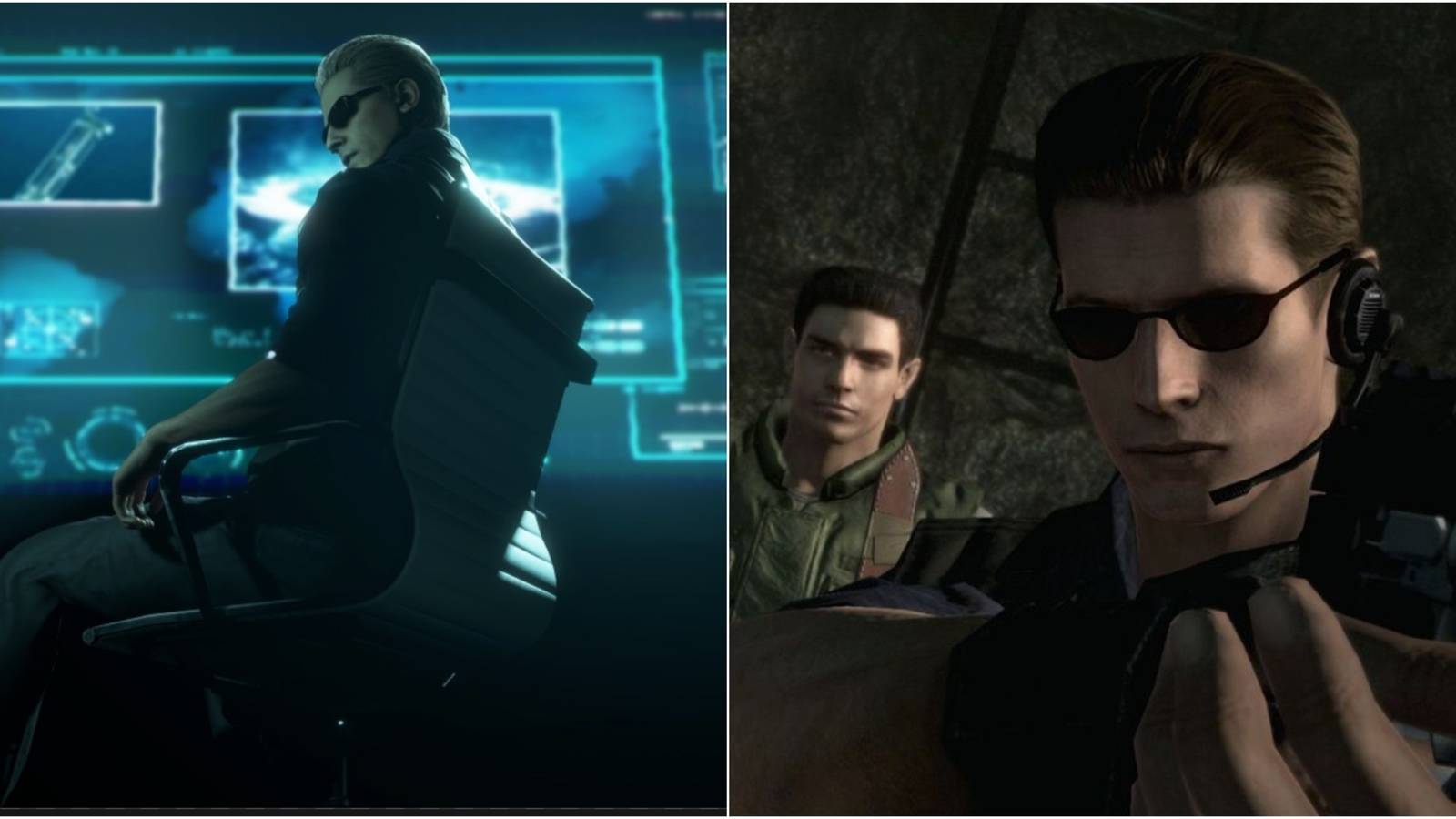 Wesker and Chris 