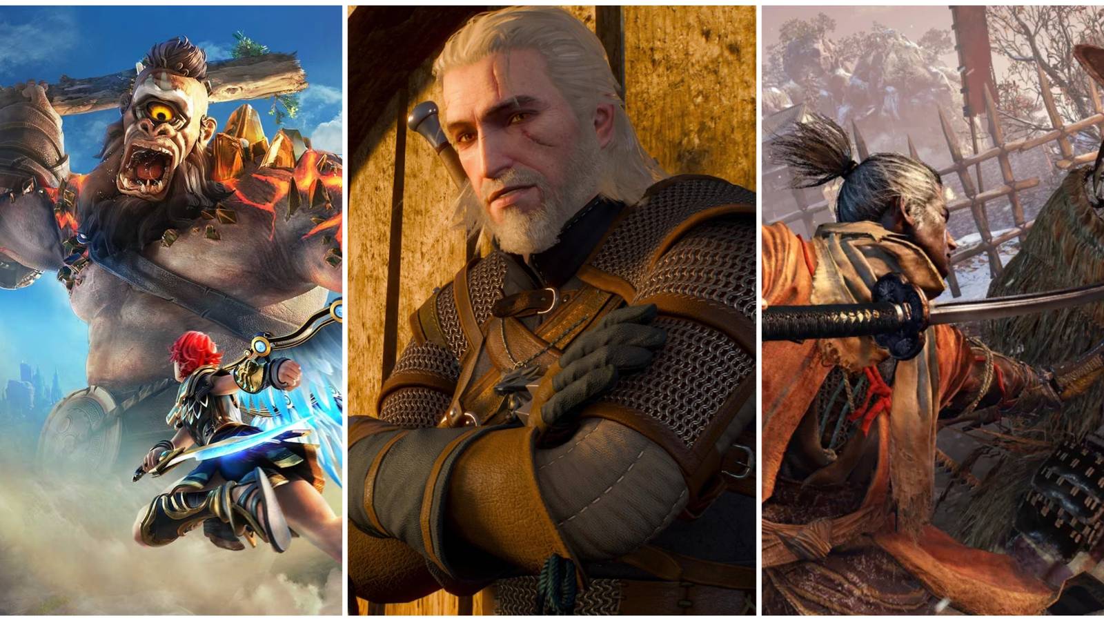 immortals fenyx rising, witcher 3, sekiro shadows die twice