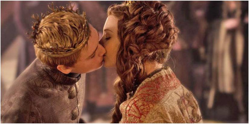 Tommen Baratheon and Margaery Tyrell's wedding in Game of Thrones.