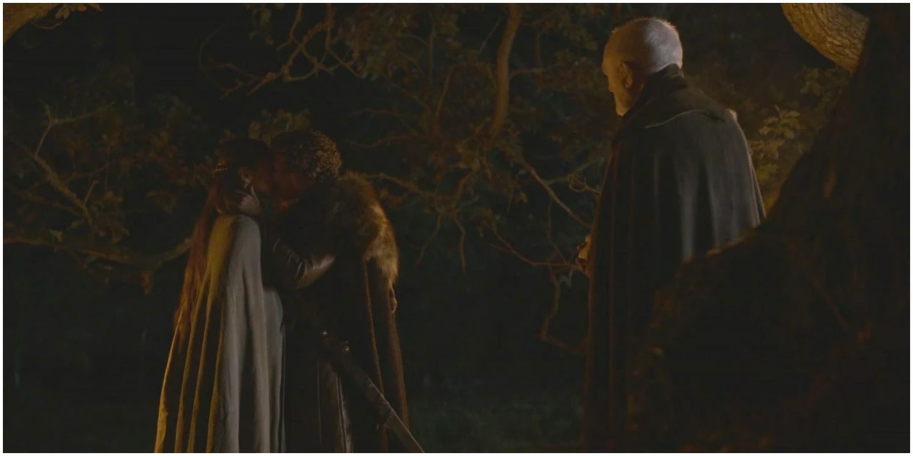 Robb Stark and Talisa Maegyr's wedding in Game of Thrones.