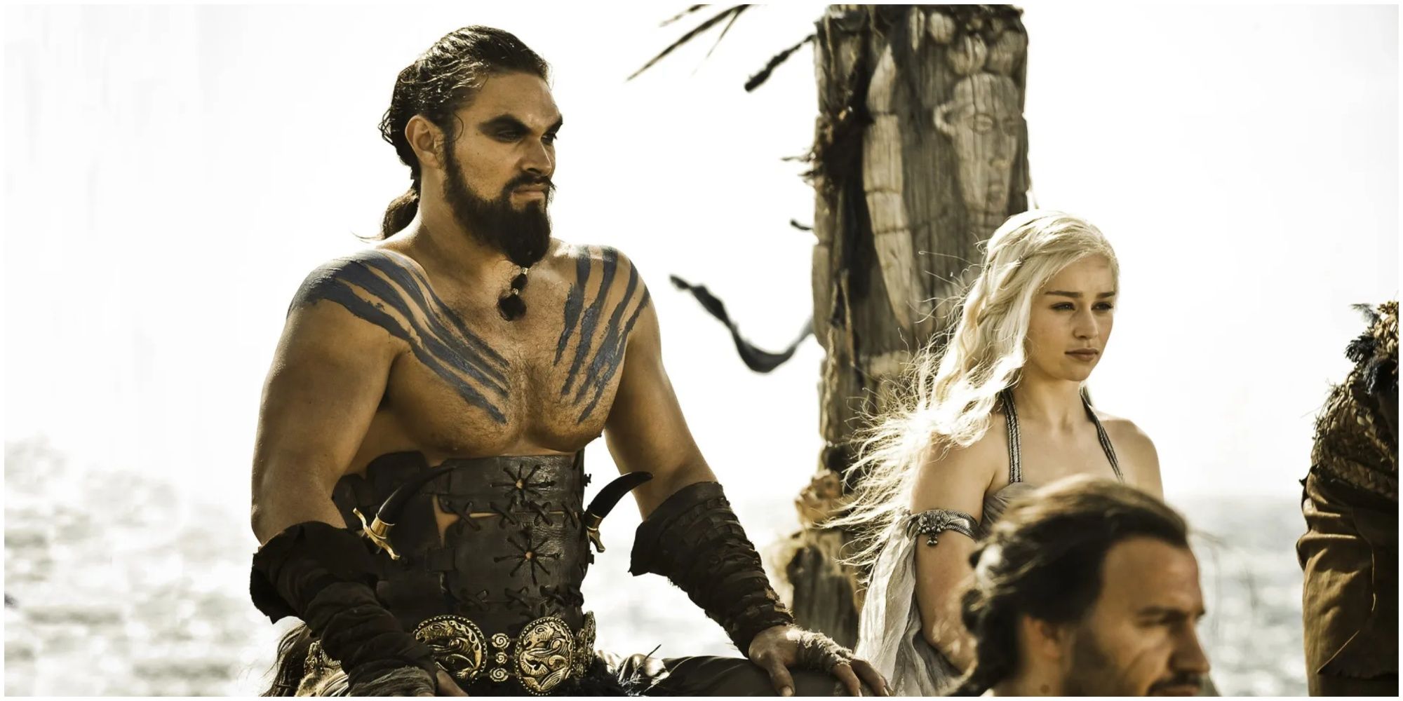 Daenerys Targaryen and Khal Drogo's wedding in Game of Thrones.
