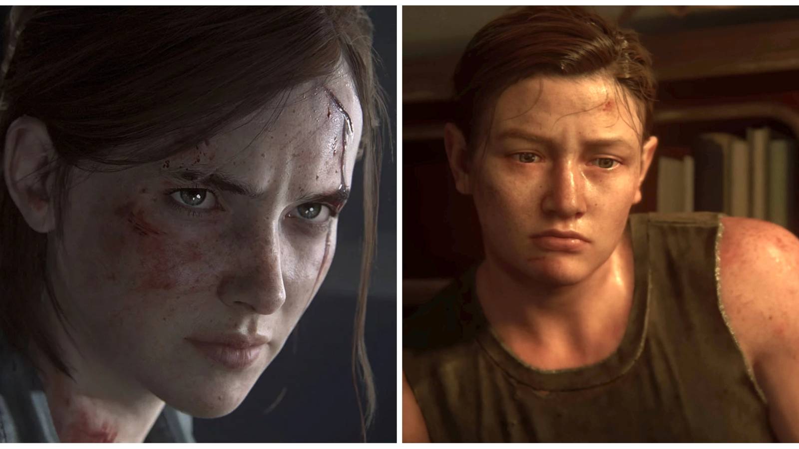 ellie and abby from the last of us part 2