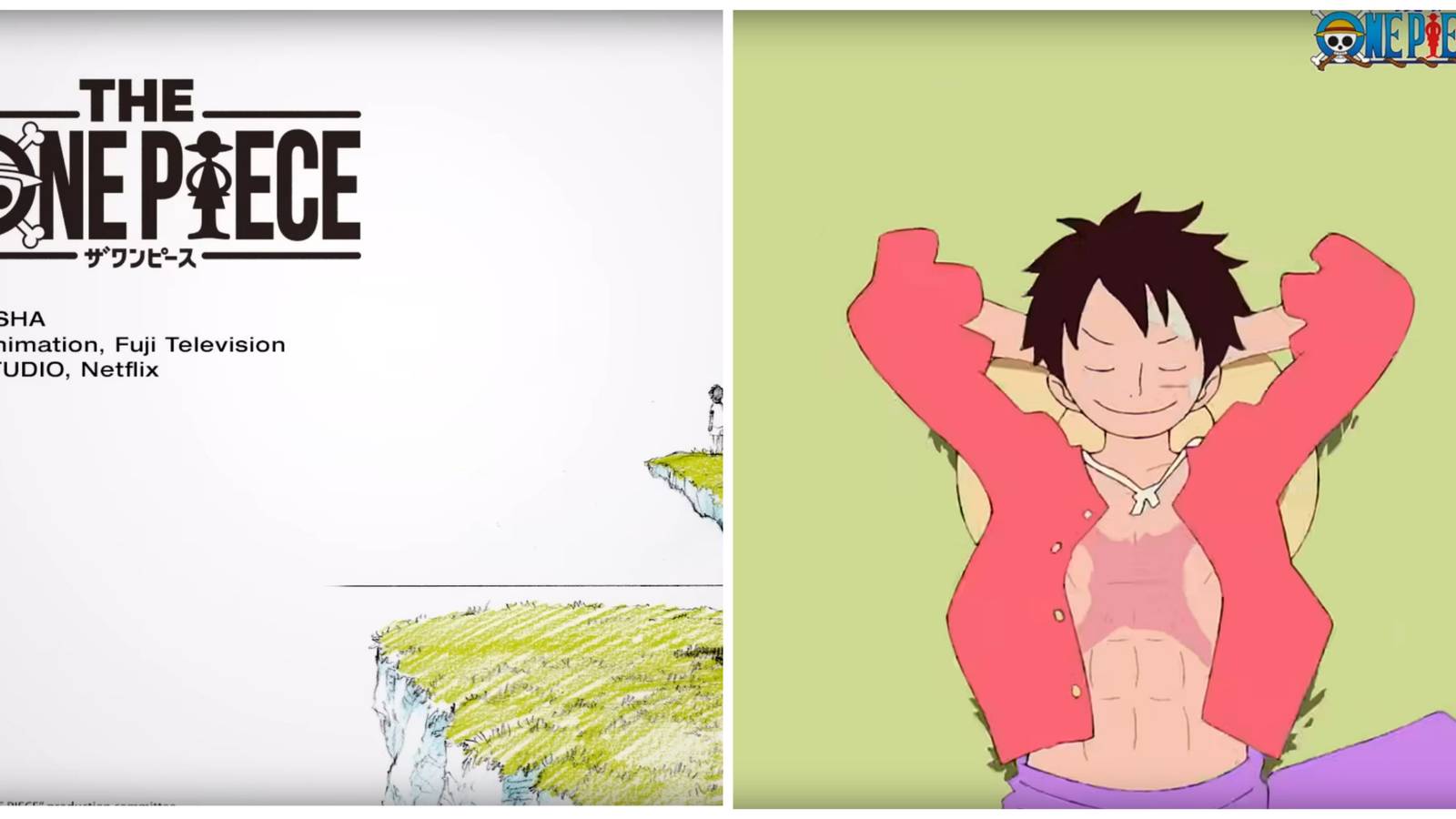 Remake poster & Luffy in Egghead