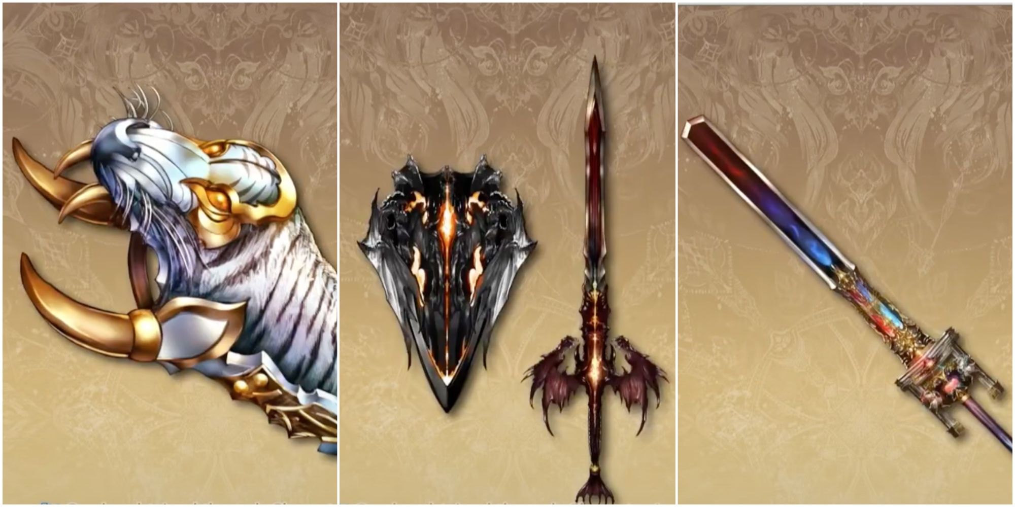 Weapons skins in Granblue Fantasy Versus Rising 