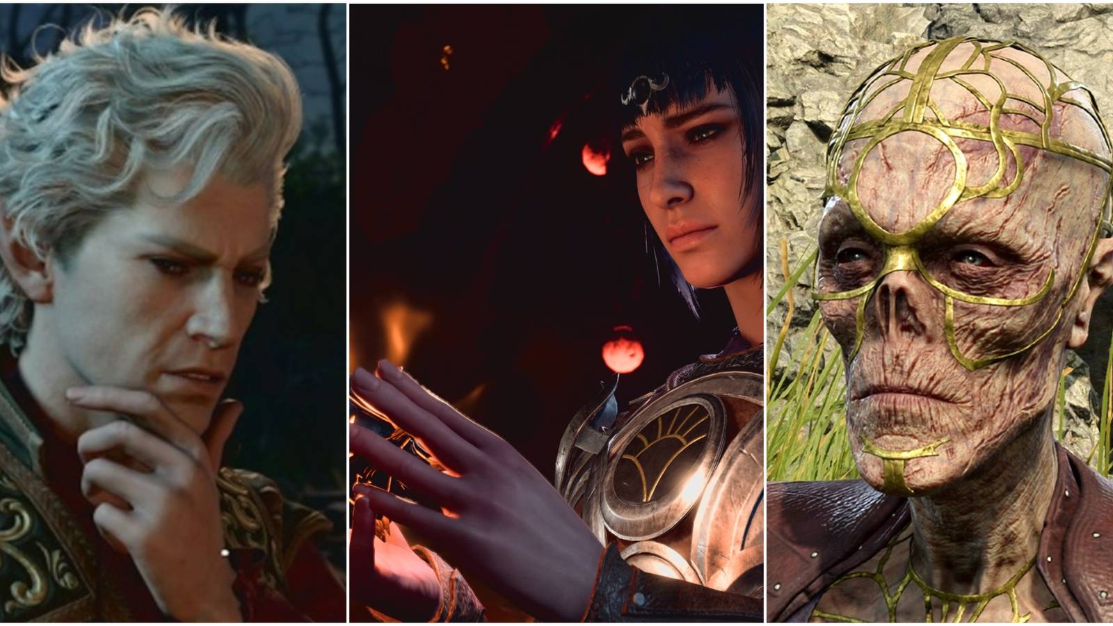 Astarion, shadowheart and withers