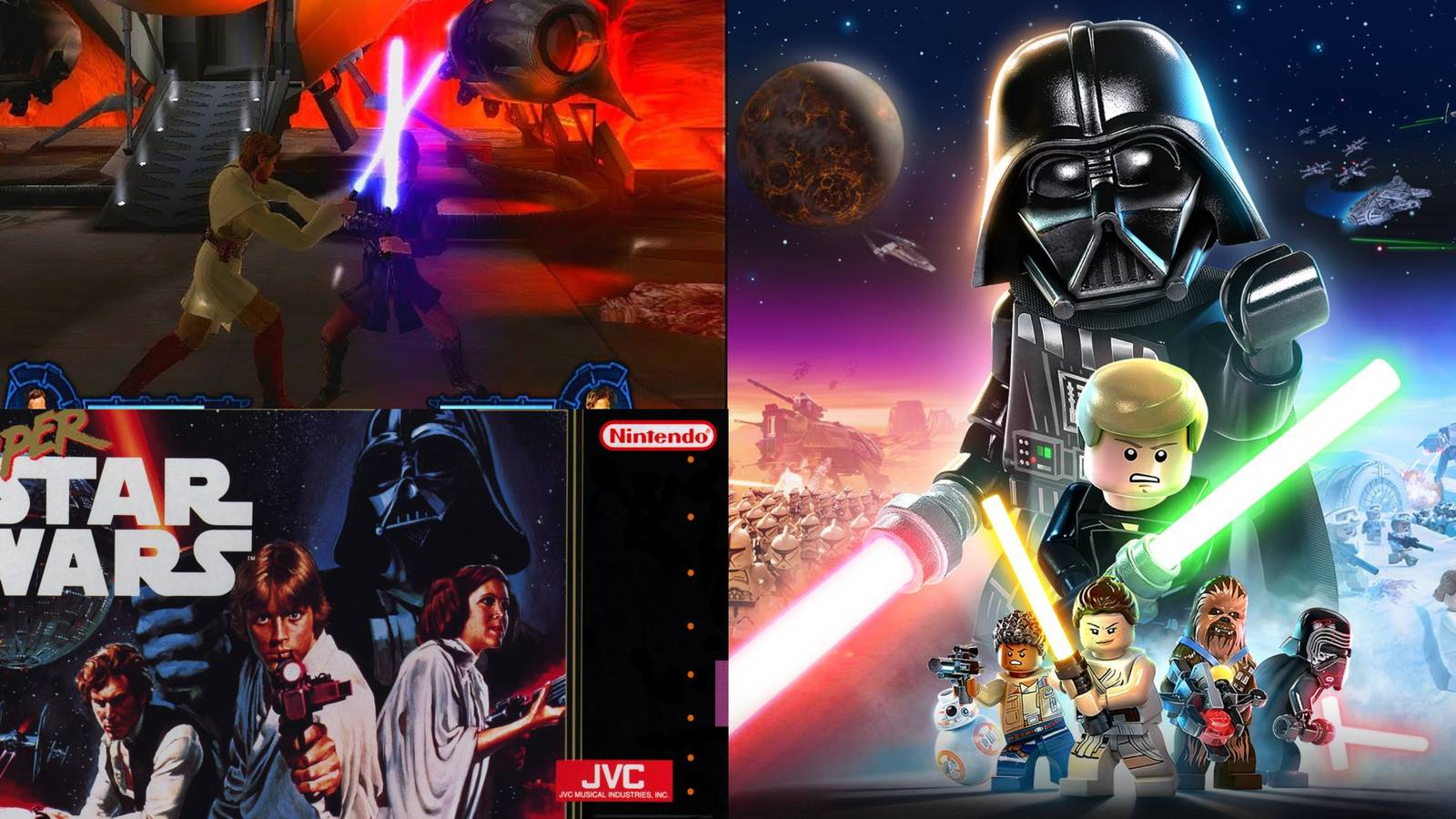 Star Wars Games Split image