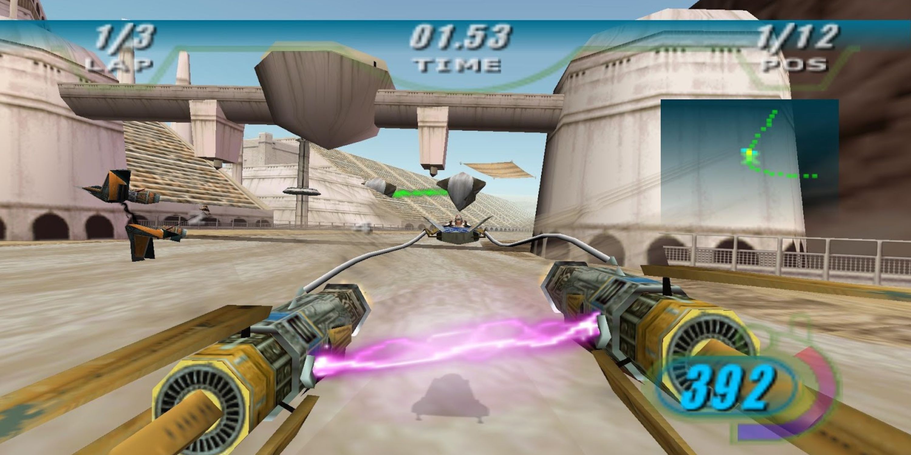 Star Wars Podracer arcade game