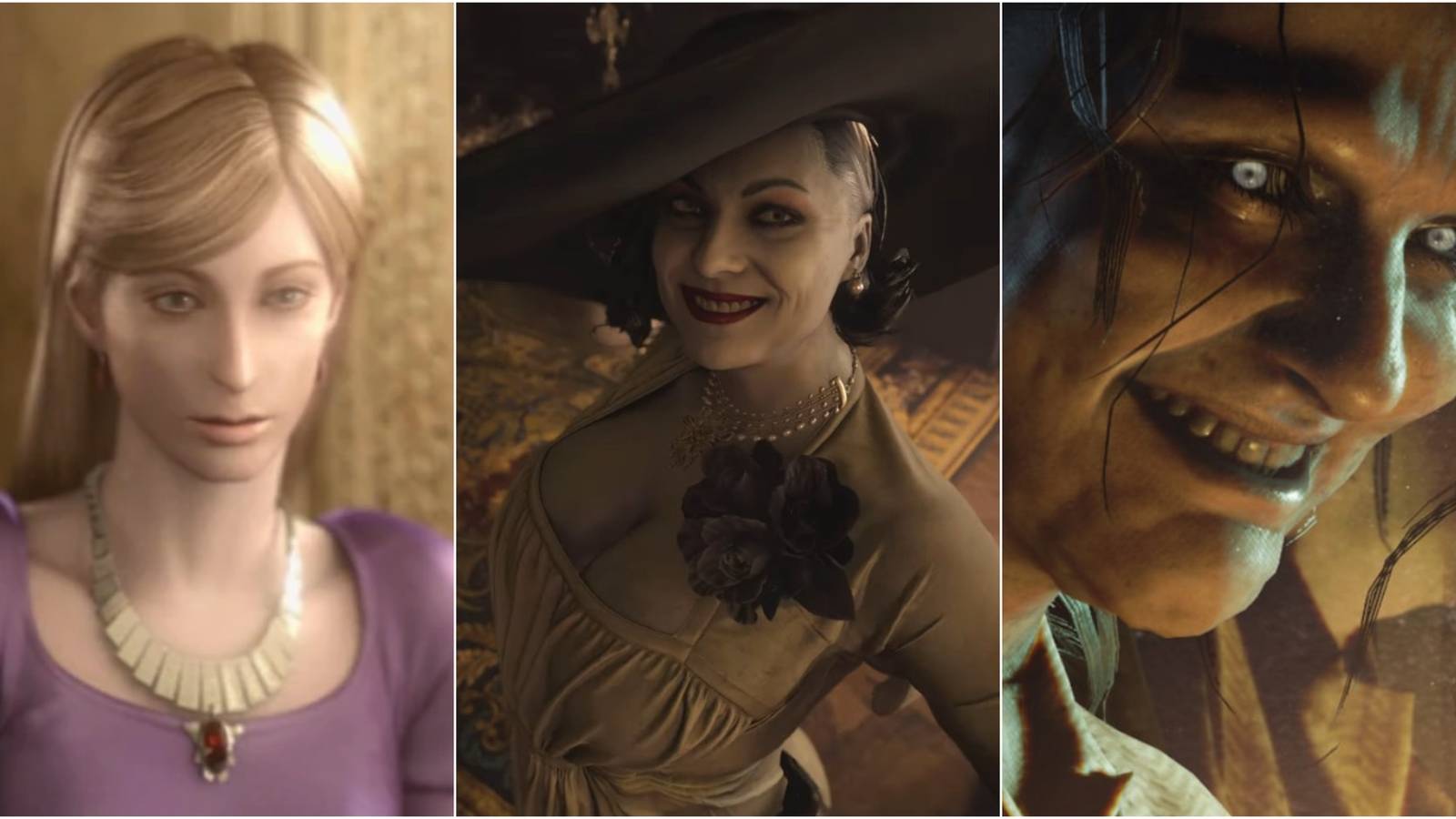 Alexia Ashford, Dimitrescu, and Marguerite 