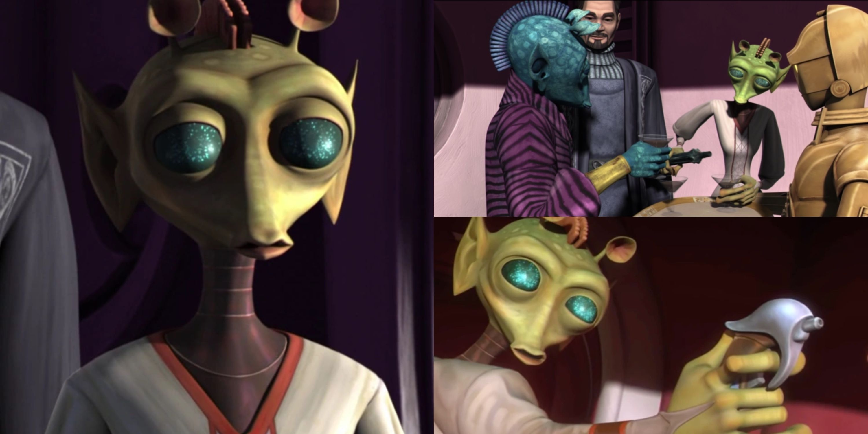 Screenshots of Lolo Purs from the clone wars