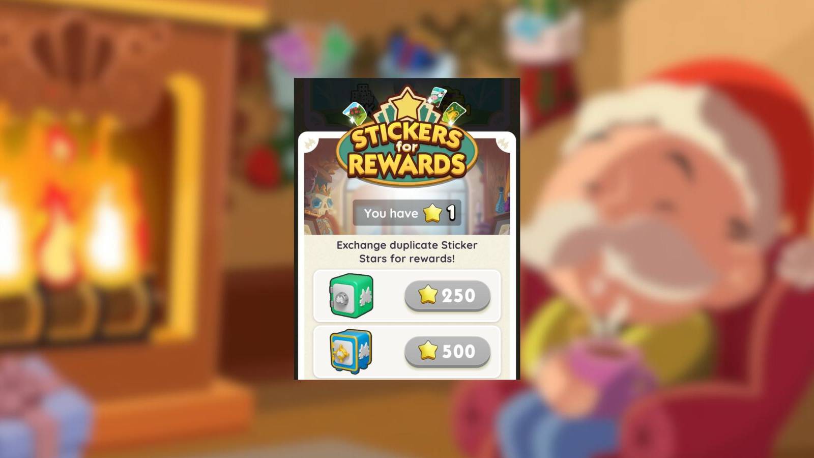 monopoly go stickers for rewards