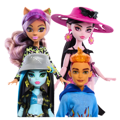 Monster High Scare-adise Island Doll Case of 4
