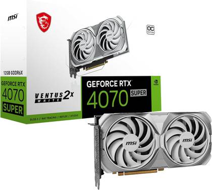 MSI GeForce RTX 4070 SUPER Ventus 2X White 12G OC