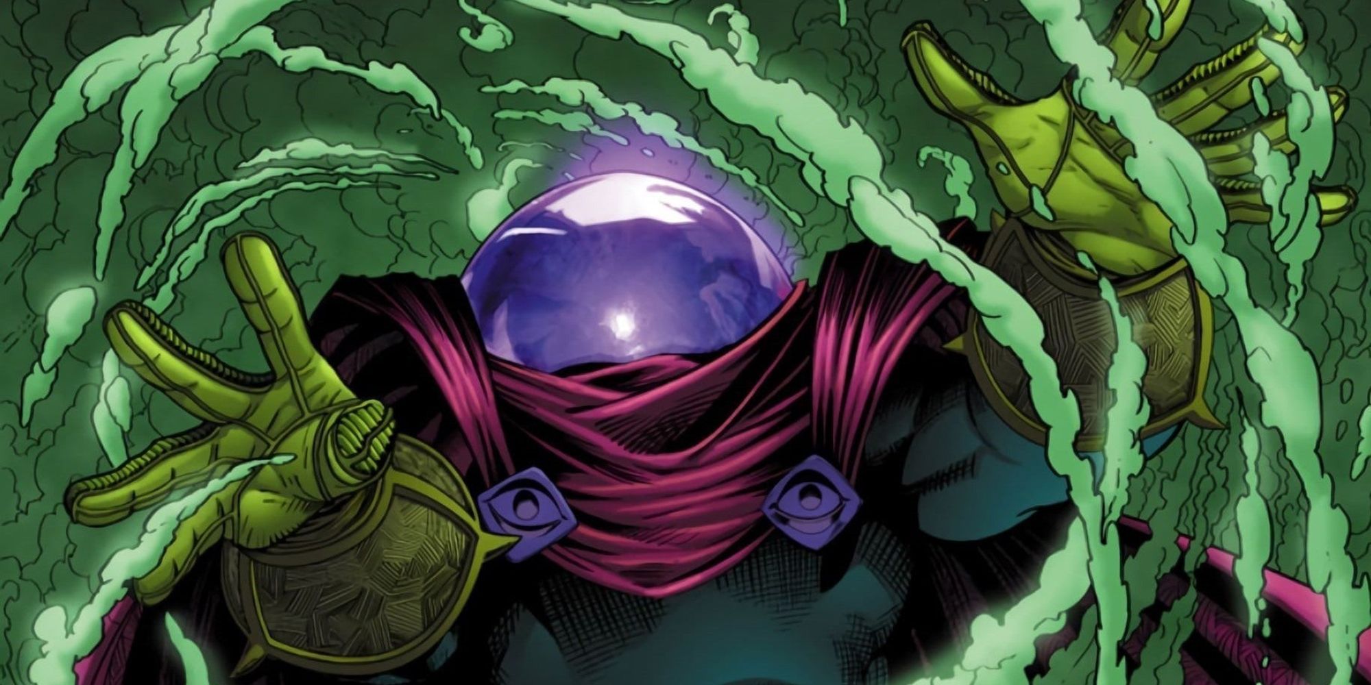 Mysterio casting an illusion.