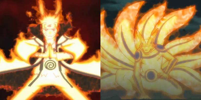 Naruto Uzumaki Kurama Mode Tailed Beast Mode
