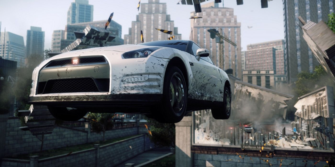 Need For Speed Most Wanted Car billboard jump