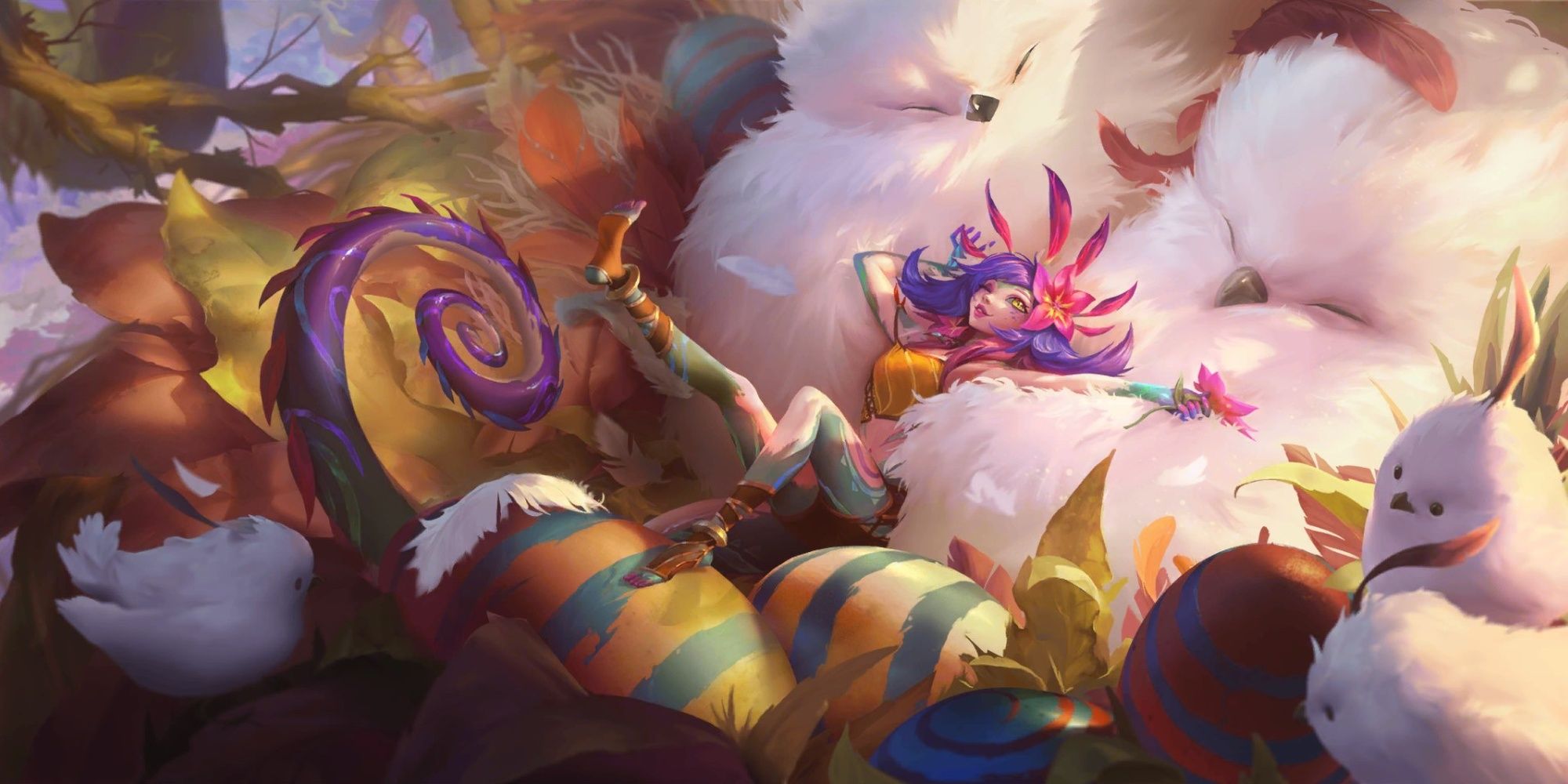 Level 1 art of Neeko from Legends of Runeterra