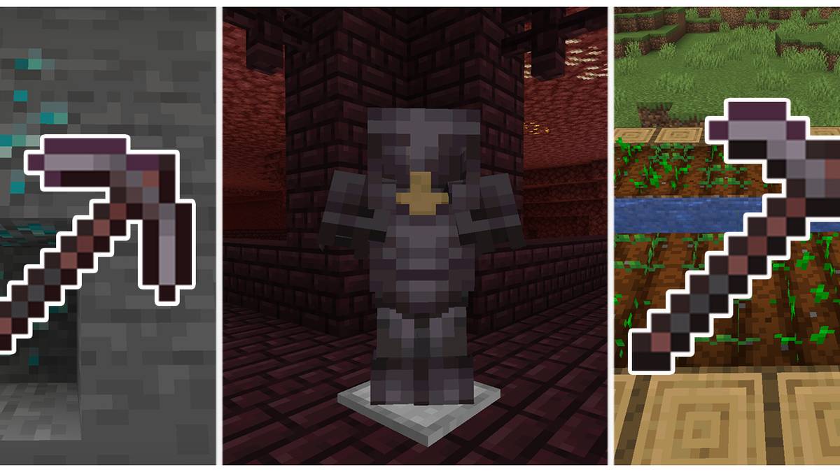 Netherite Structures Minecraft: Best Uses For Netherite