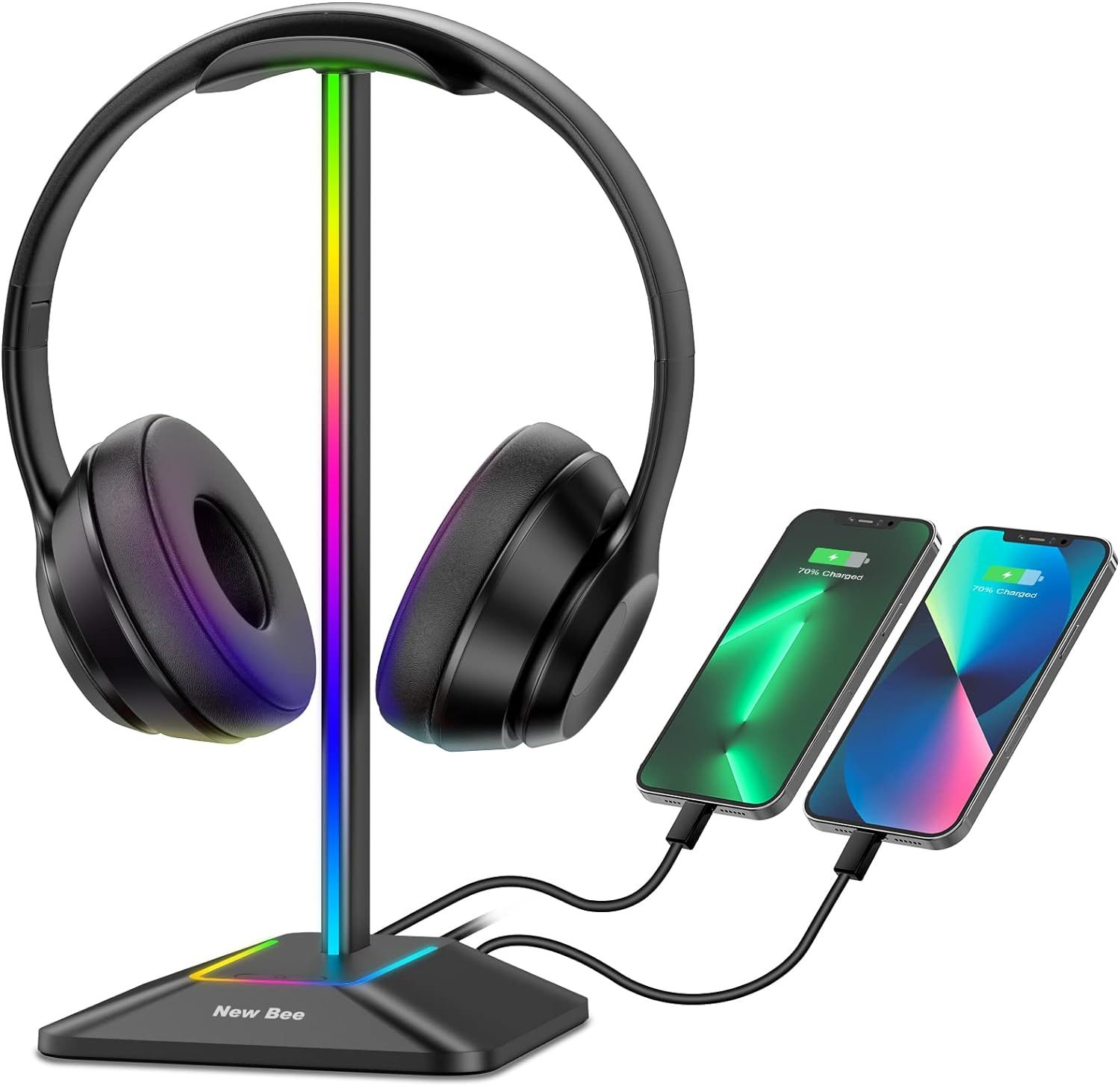 New bee RGB Headphone Stand