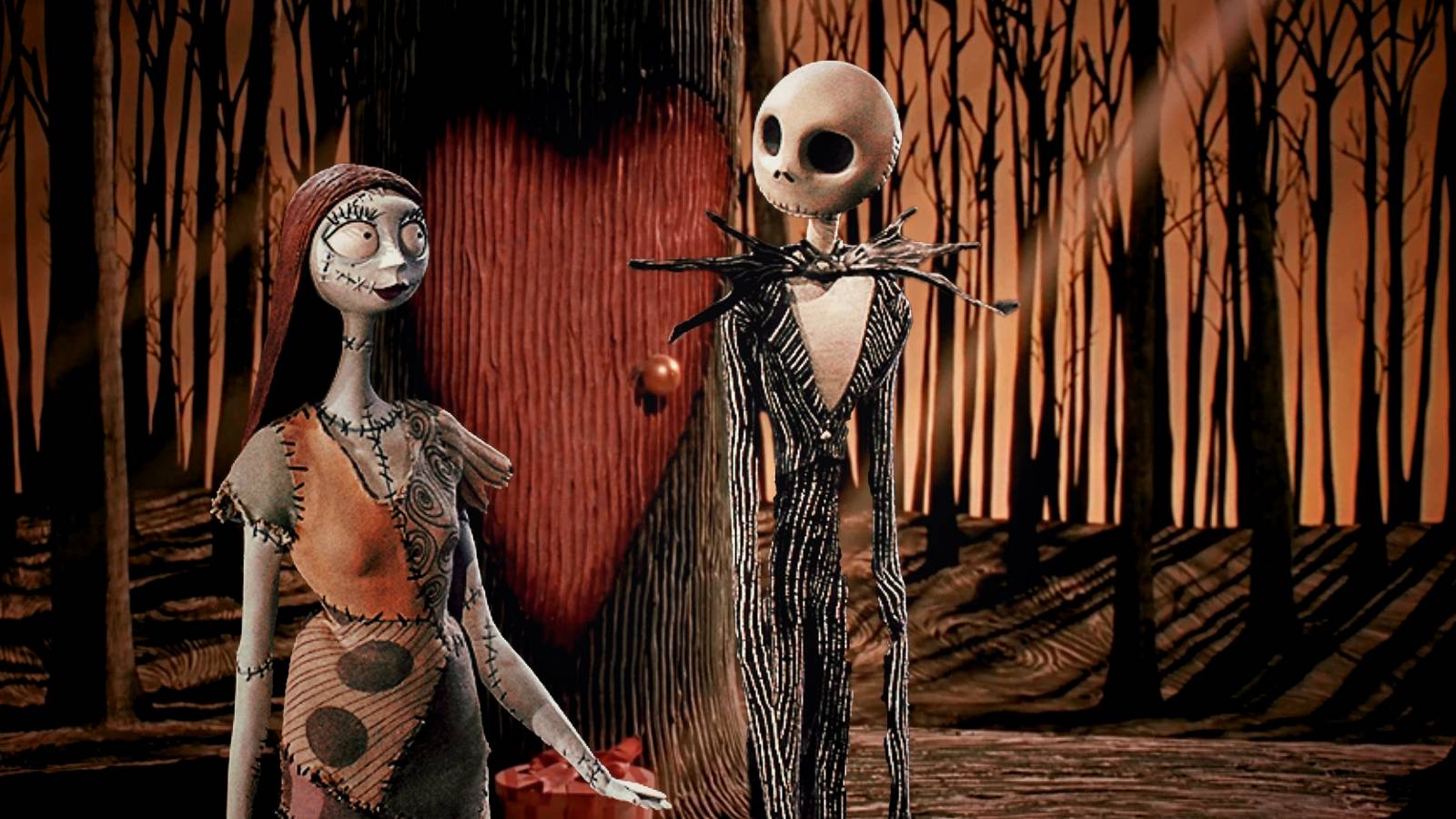 Nightmare Before Christmas Jack and Sally Valentines Door