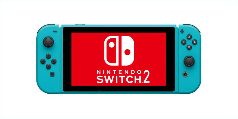 Nintendo Switch 2 turquoise mockup illustration