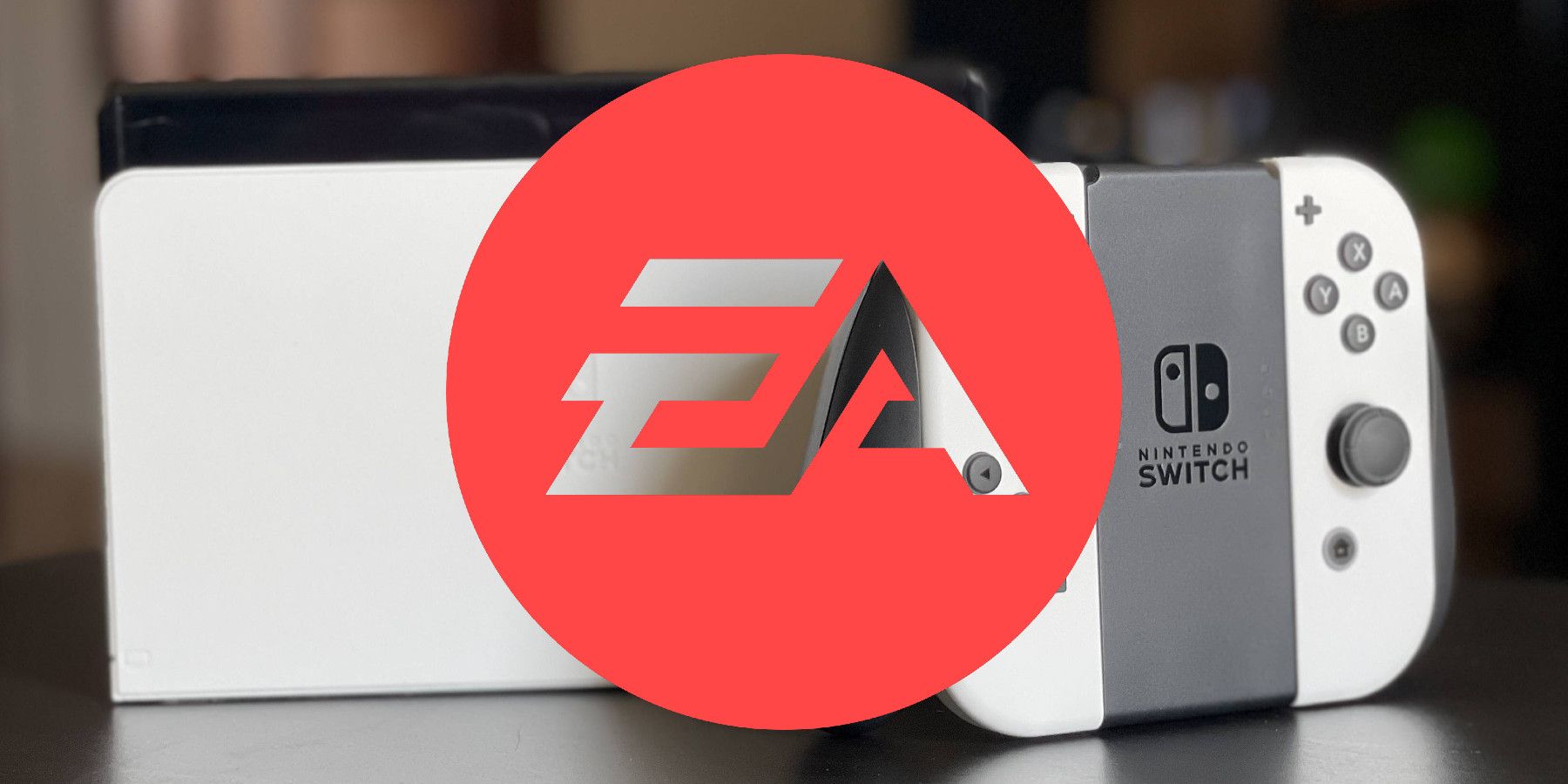 Nintendo Switch with EA logo 