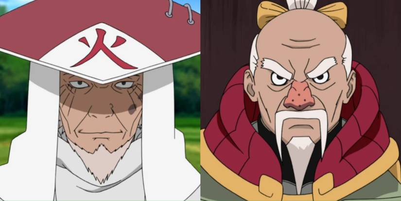 Onoki Hiruzen Naruto