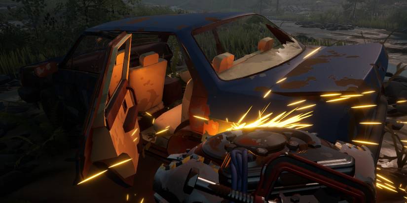 Pacific Drive Preview Car Scrapping