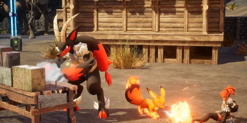 Fire-type Pals in Palworld