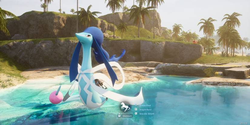 Player riding Azurobe