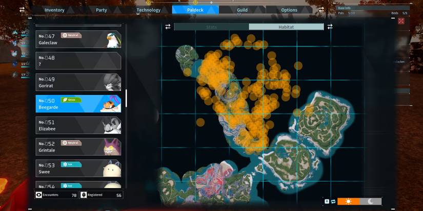 Palworld Beegarde locations