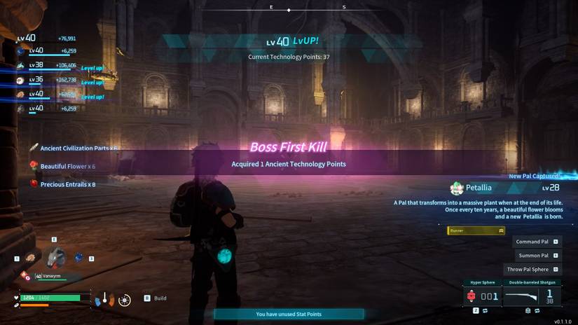 Palworld boss kill game