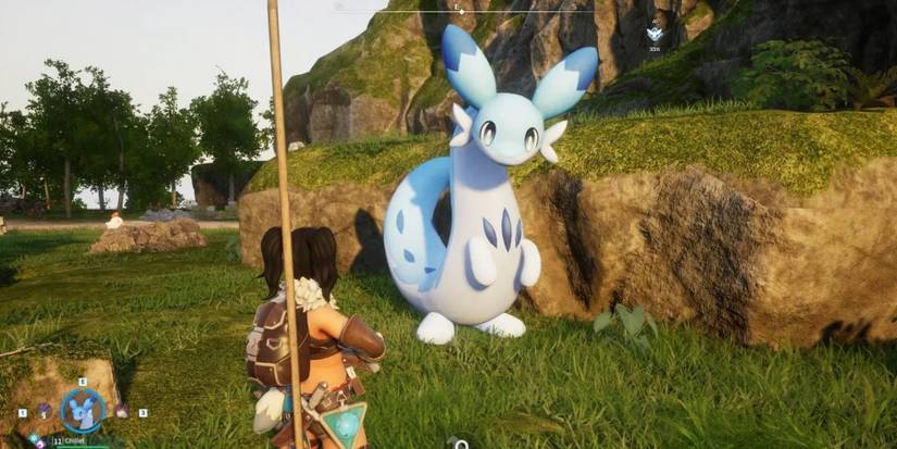 Chillet and Palworld Player