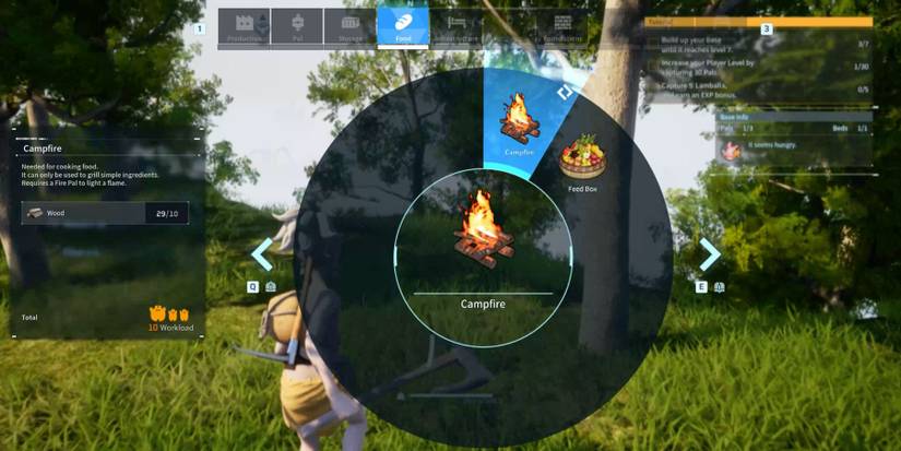 Campfire in Palworld