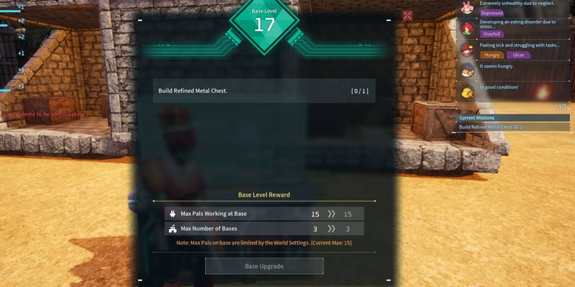 Palworld - Example of Guild Base Level