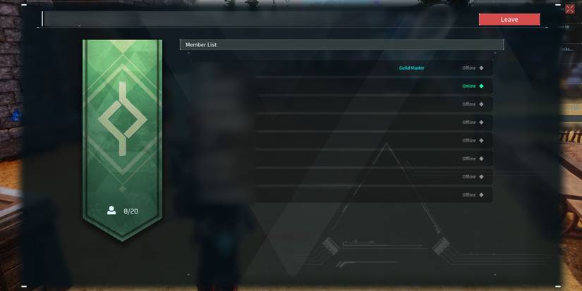 Palworld - Example of Guild Screen