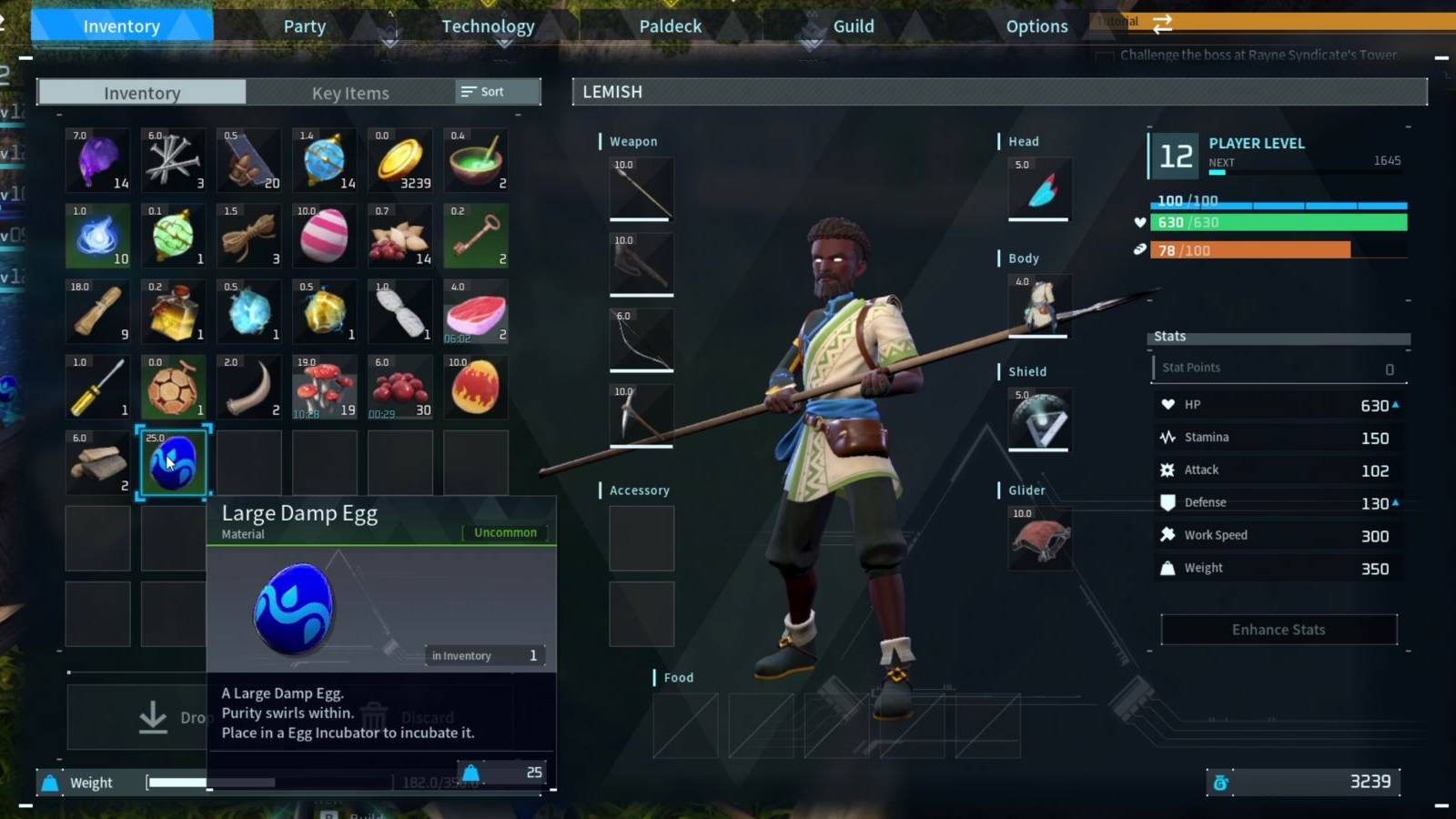 Palworld: How to Find and Use Large Damp Egg